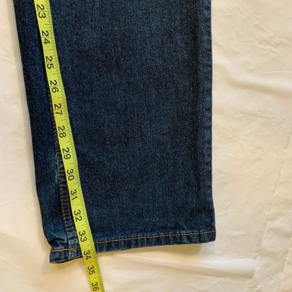 Levi's Denizen 285 Jeans Mens 34x34‎ Relaxed Fit Stretch Faded Dark Blue Denim - Picture 11 of 12